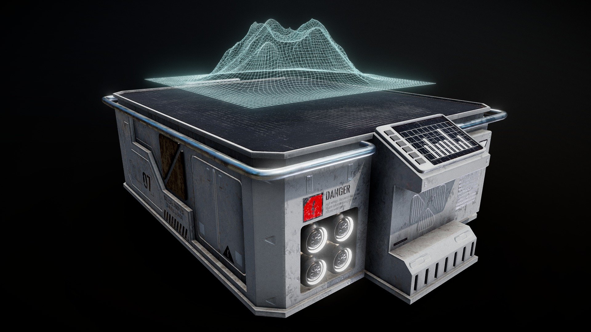 Sci fi Hologram Table with 4k Textures.All Textures,Blend file and 3D files are included in Additional Files.The Textures used in preview are 2k.4k textures are in Additional Files.
All Maps like Diffuse,Normal,Metallic,Roughness and Emissive included in additional files.
Emissive material not visible here because it is mapped in seperate texture.That is only visible in other 3D programs and Game Engines.
Thank You.