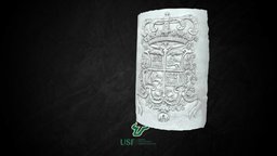 Coat of Arms from Spanish Cannon spain, fort, artillery, fortifications, cannon, usf, national-park-service, national-monument, coat-of-arms, university-of-south-florida, weapons, digital-heritage-and-humanities-collections