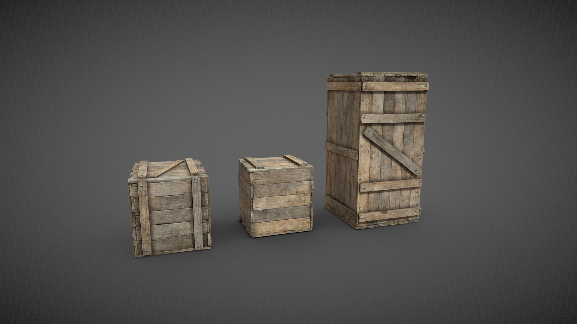 Wooden Boxes




Low-poly

Textures are in PNG format 2048x2048 PBR metalness 1 set

Best to use as background prop
