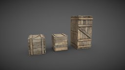 Wooden Boxes crate, storage, wooden, warehouse, transport, shipping, cargo, box, package, freight, wooden-box, shipment, container, shipping-crate, noai