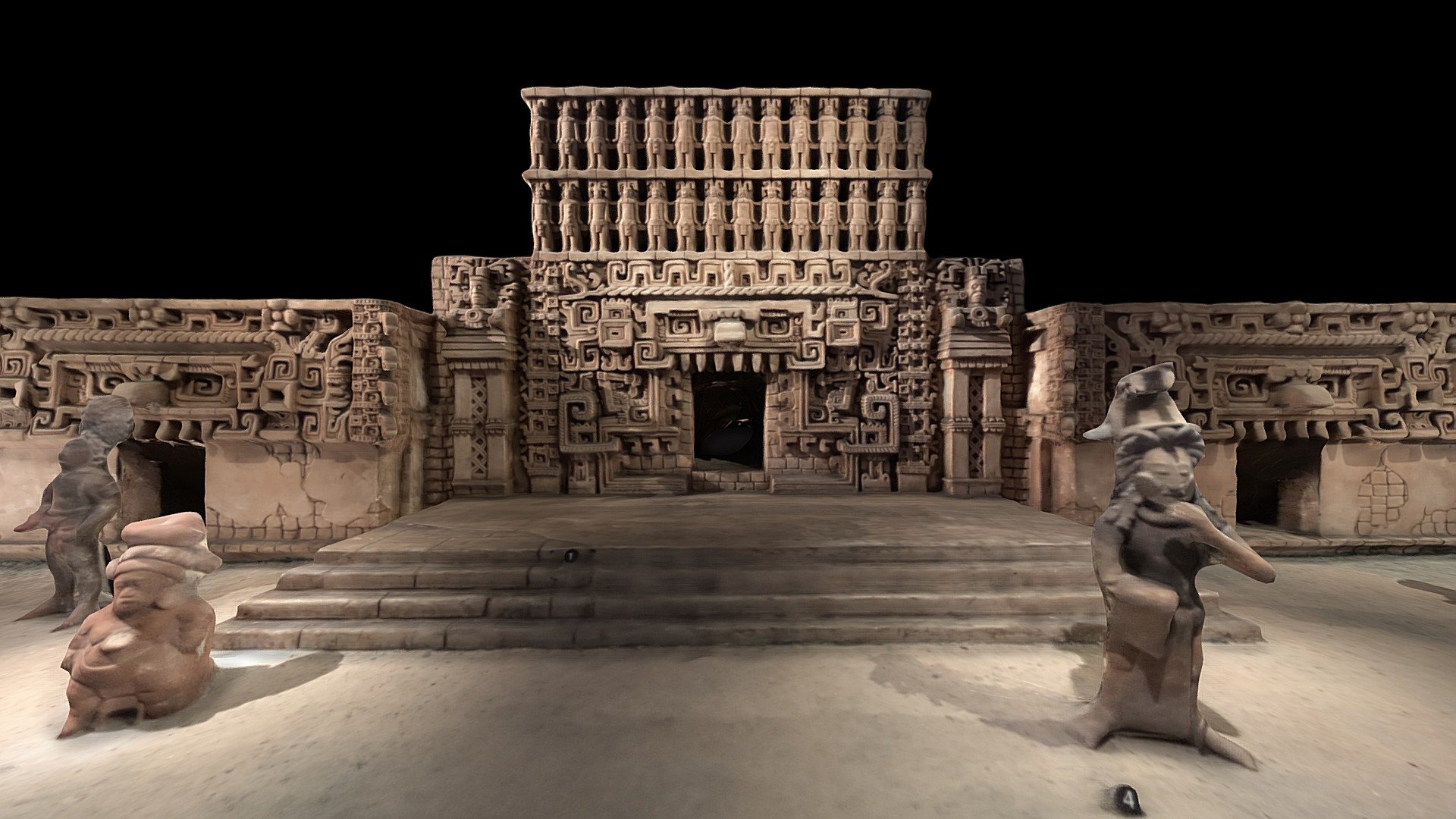 Created in RealityCapture by Capturing Reality from 156 images in 00h:25m:56s. 

Scan of a replica of the real temple in Mexico City 
https://www.themayanruinswebsite.com/hochob.html

austinbeaulier.com
https://sketchfab.com/Austin.Beaulier/store