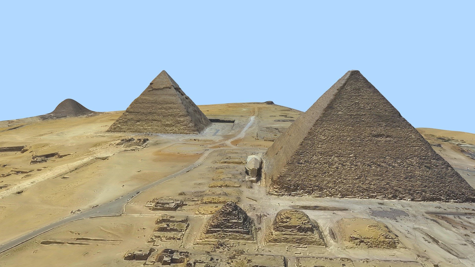The most famous pyramids are the Egyptian ones — huge structures built of bricks or stones, some of which are among the world's largest constructions. They are shaped as a reference to the rays of the sun. Most pyramids had a polished, highly reflective white limestone surface, to give them a shining appearance when viewed from a distance. The capstone was usually made of hard stone – granite or basalt – and could be plated with gold, silver, or electrum and would also be highly reflective. The ancient Egyptians built pyramids from 2700 BC until around 1700 BC. The first pyramid was erected during the Third Dynasty by the Pharaoh Djoser and his architect Imhotep. This step pyramid consisted of six stacked mastabas. The largest Egyptian pyramids are those at the Giza pyramid complex.
The age of the pyramids reached its zenith at Giza in 2575–2150 BC. Ancient Egyptian pyramids were in most cases placed west of the river Nile&hellip;
Source: Wikipedia.org