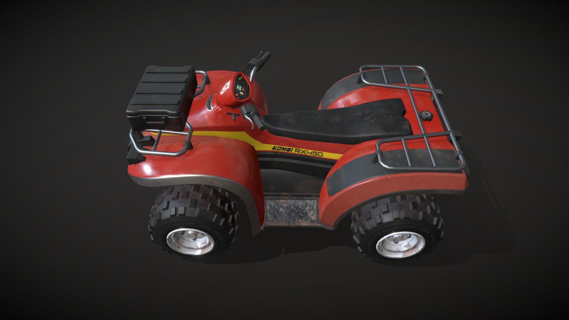 ATV dirt bike for trails and exploration