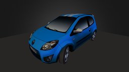 Twingo_SH_3DsMax_2013 voiture, renault, twingo, lowpoly