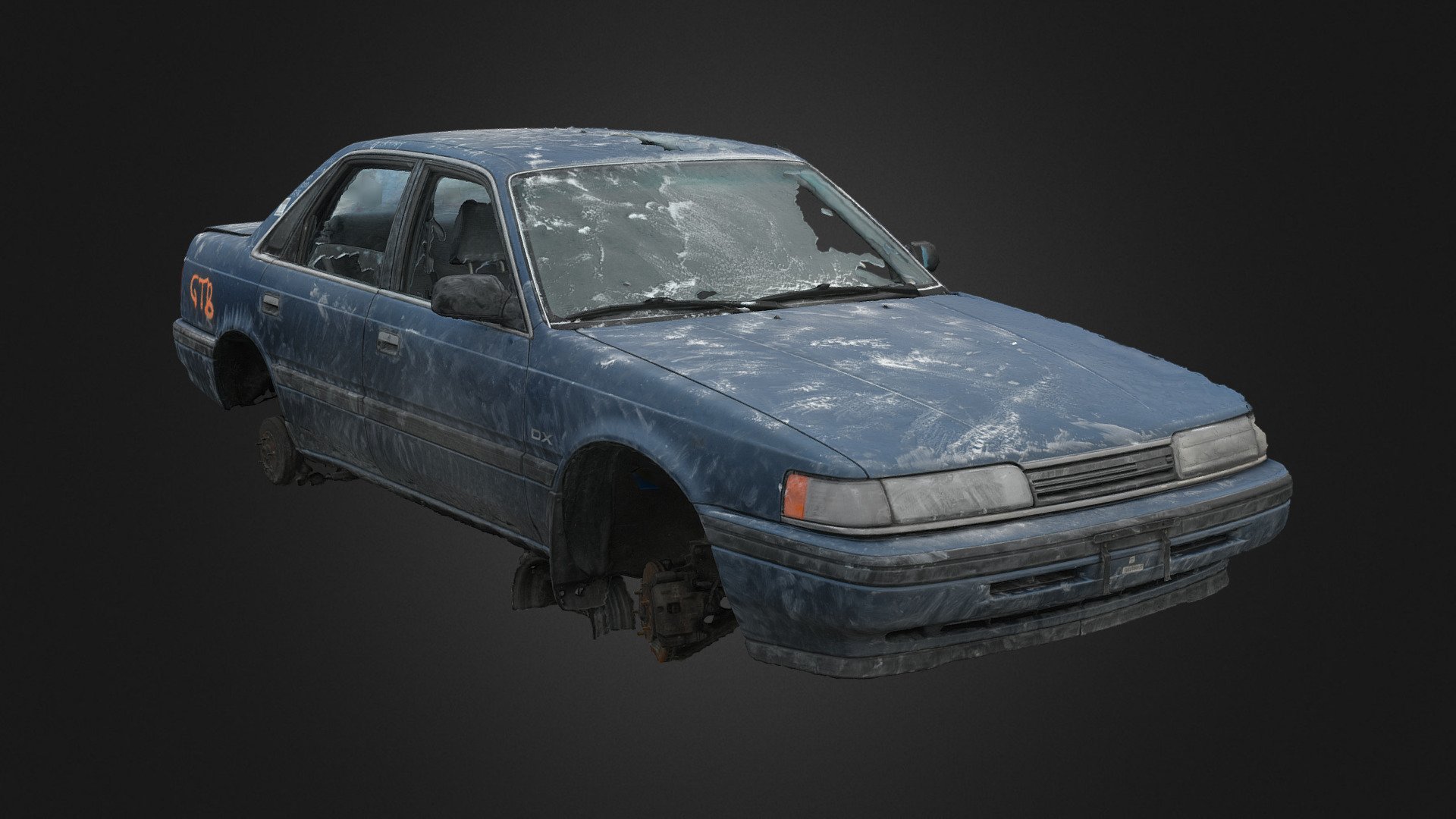 High-accuracy photoscan Intended for use as modeling reference.

Photos taken with my Nikon D3400 and polarizing filter

Created in RealityCapture from 3899 images