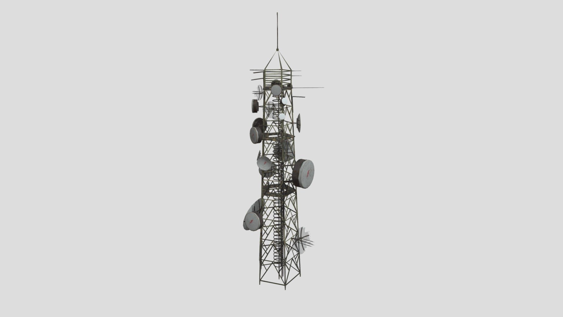Highly detailed 3d model of antenna&nbsp;towers with all textures, shaders and materials. This 3d model is ready to use, just put it into your scene.