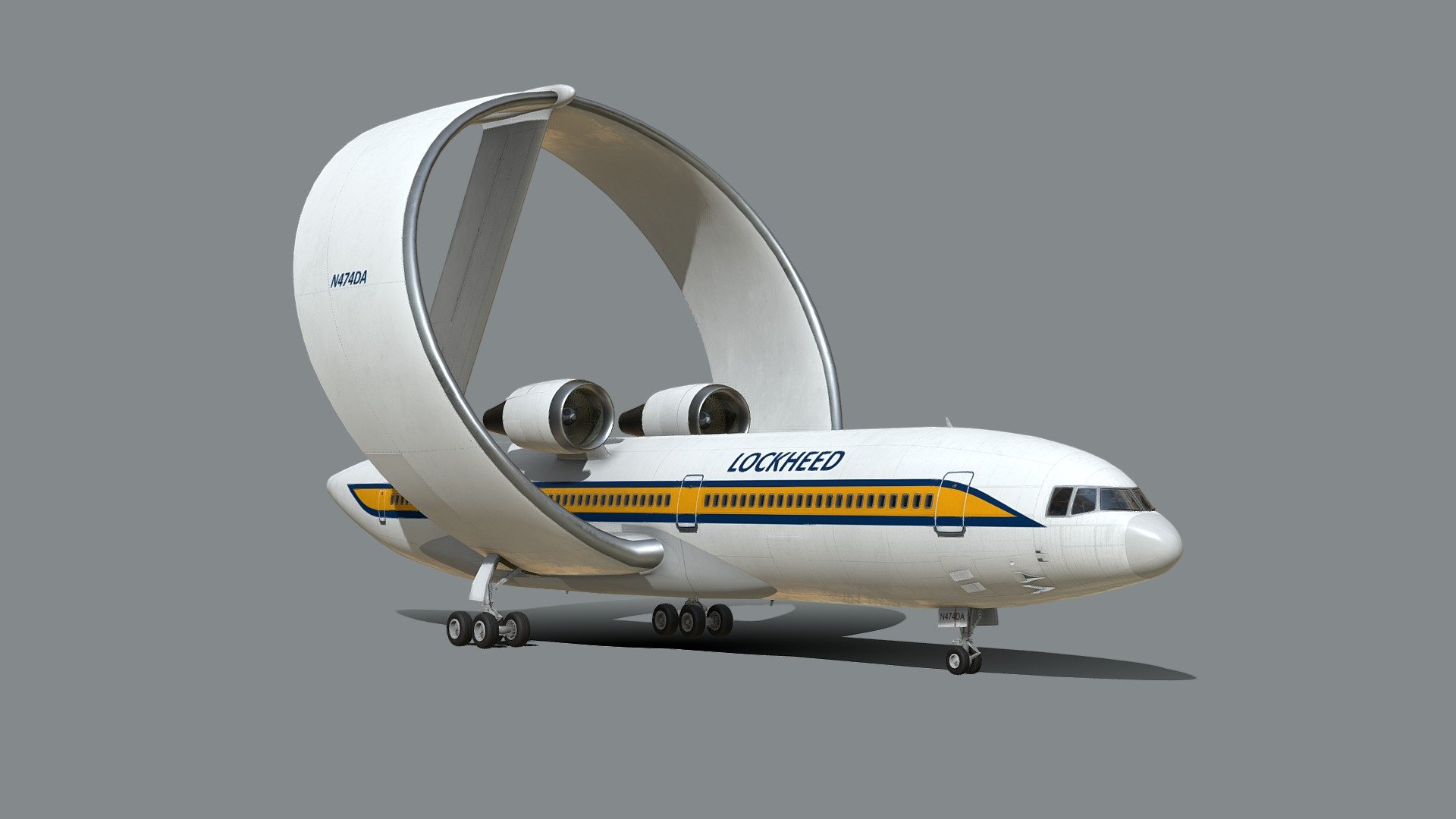 Lockheed's proposal for a ring wing airliner