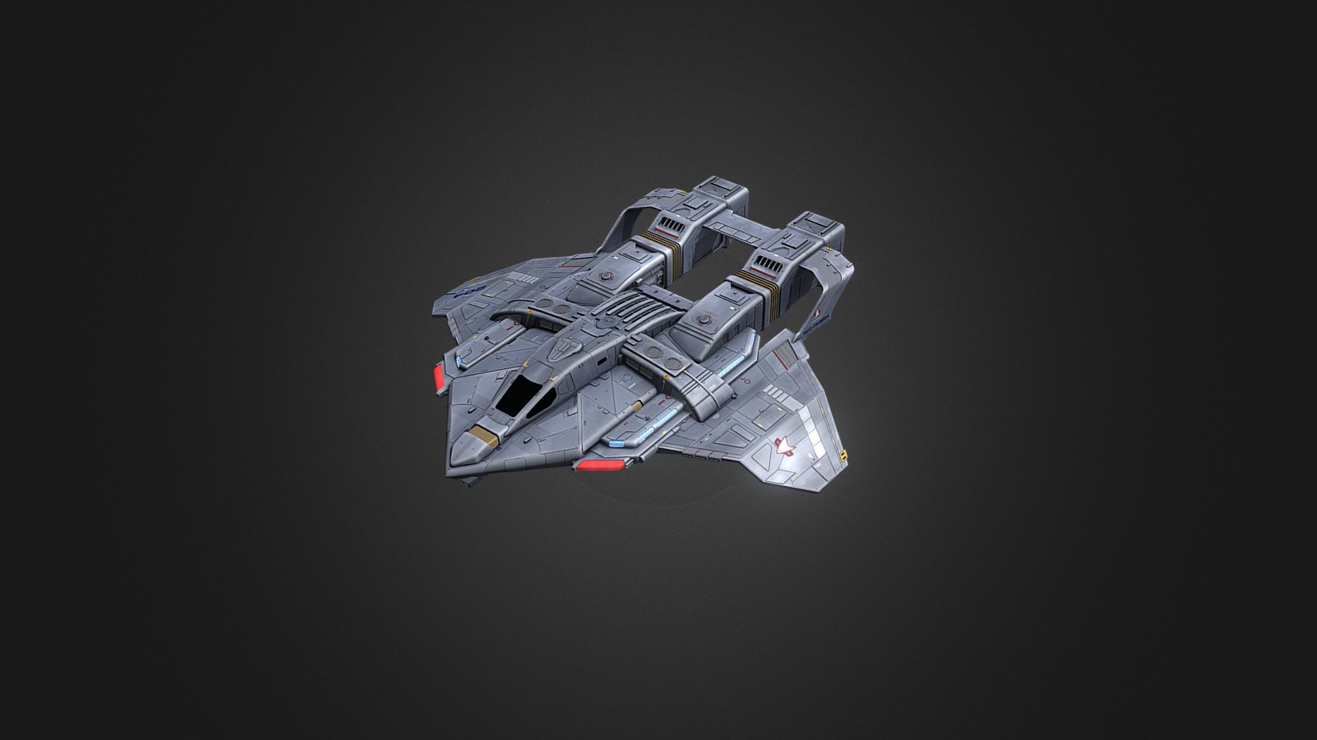 Inspired by the ships seen on Star Trek Deep Space Nine