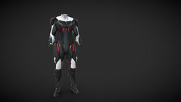 Women Cyber sci-fi Armor armor, cyber, cyberpunk, freelancer, real, free3dmodel, downloadable, charactermodel, character-model, pbr-texturing, substancepainter, substance, painter, gameart, military, gameasset, female, robot, noai, women-cyber, carbon_suit