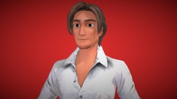 Yujin Stylized Cartoon Man Character ( Flynn ) toon, boy, pixar, disney, cartoonmodel, stylizedmodel, stylizedcharacter, character, charactermodeling, cartoon, man, animation, stylized