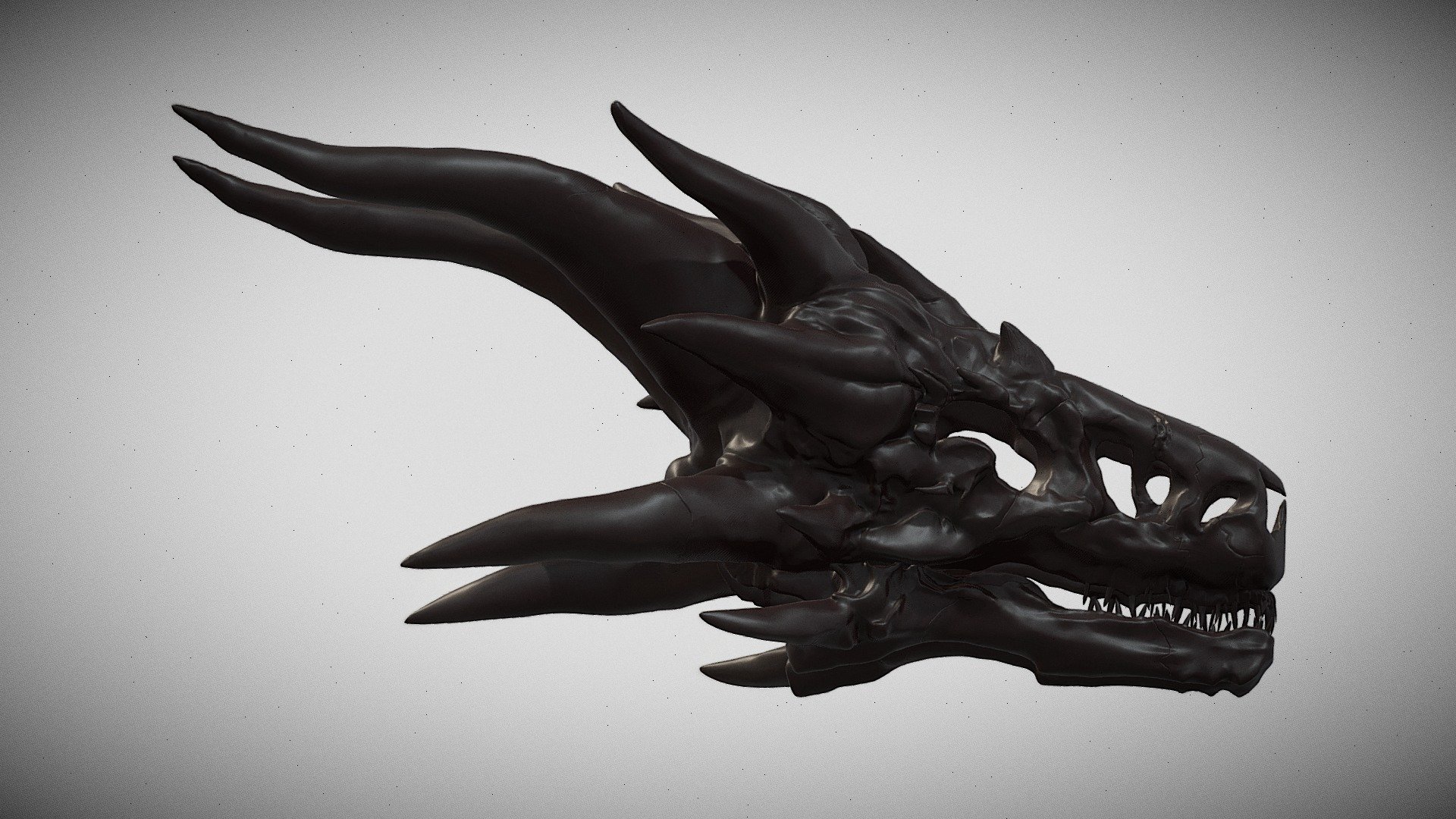 Balerion skull from GAME OF THRONES: House of the dragon