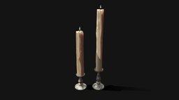 Lilac Marble CandleSticks wax, flame, candle, marble, candles, candlestick, candleholder, burn, lilac, wick