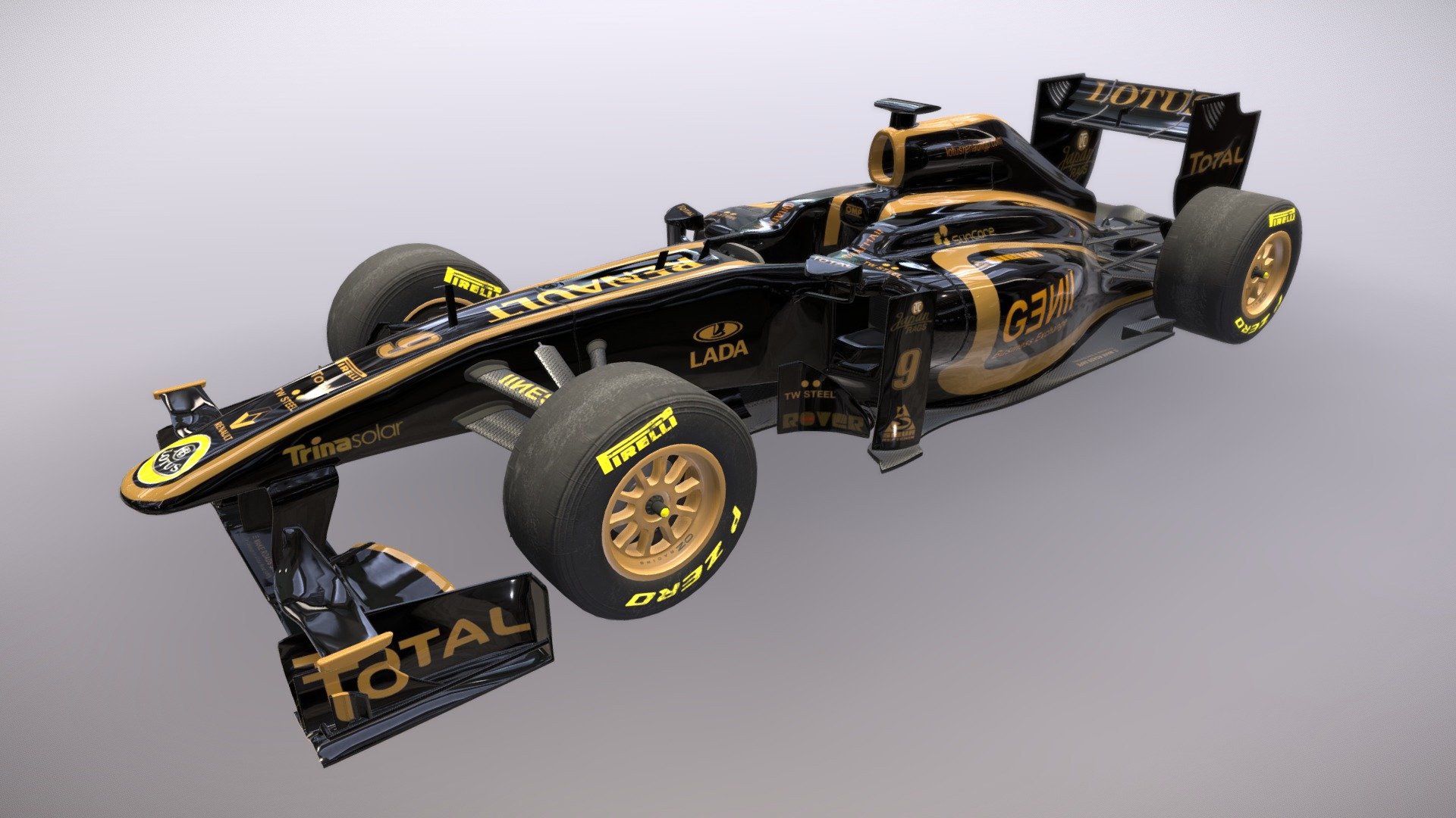 3D model of a Lotus Renault Formula 1 Car.

Sketchfab materials and post processing demo.

Published by 3dsmax