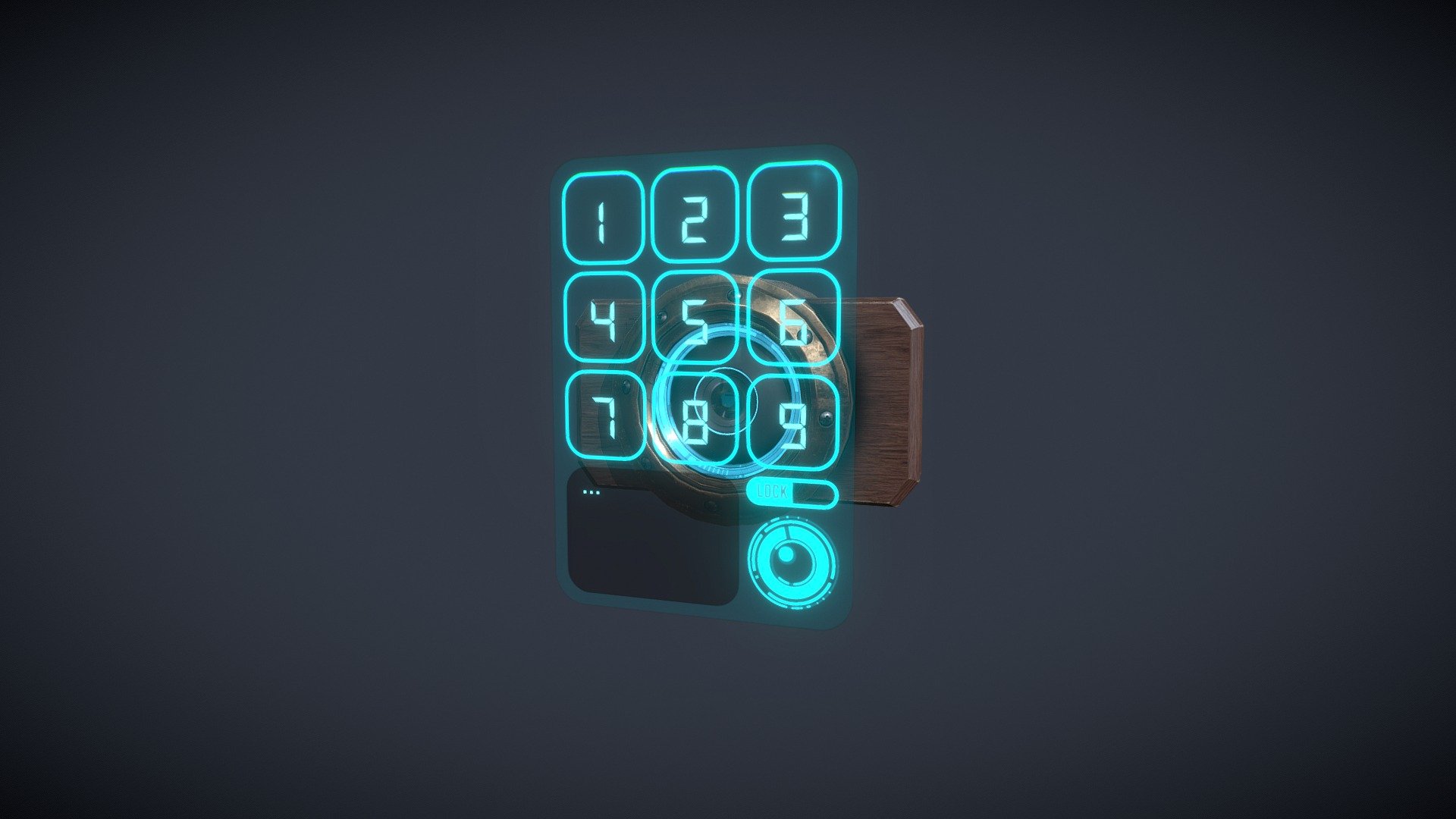 Hi All :) Just a small Victorian / retro futuristic door lock :) You d better have the code !

Made with Maya, PS and Substance.

You will find in the package Scene file, FBX and 2k Textures.
If you have any customs need, please feel free to contact me.