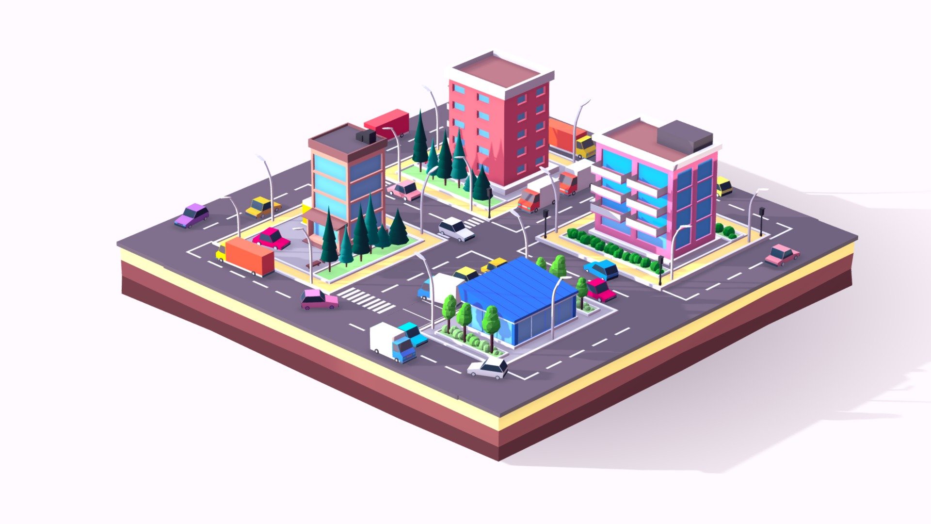


Cartoon Low Poly City Pack




Created on Cinema 4d R17



UVW textured (Game/AR ready)

23458 polygons

Unity Ready
