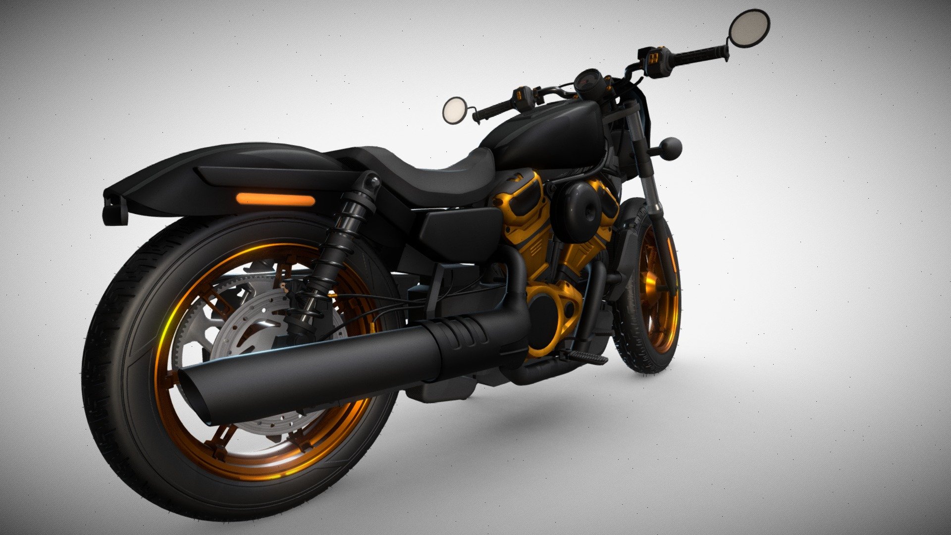 This is the new Harley-Davidson Nightster 2022 modeled in Blender. For better quality renders, and more color schemes, view it on ArtStation
https://www.artstation.com/artwork/lRoV45