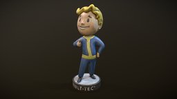 Vault Boy Charisma Bobblehead bethesda, vault-boy, fallout, charisma