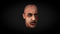 Human Severed Head blood, severed, apocalyptic, death, post-apocalyptic, teeth, headless, bloody, store, cut, brutal, victim, crime, fbx, props, head, spike, trophy, game-ready, prisoner, corpse, brutalism, bald, murder, morbid, cutoff, horrorgame, beheaded, execution, chopped, suvenir, restricted, behead, asset, 3dsmax, lowpoly, gameasset, war, horror, zombie, sadistic, morbidly