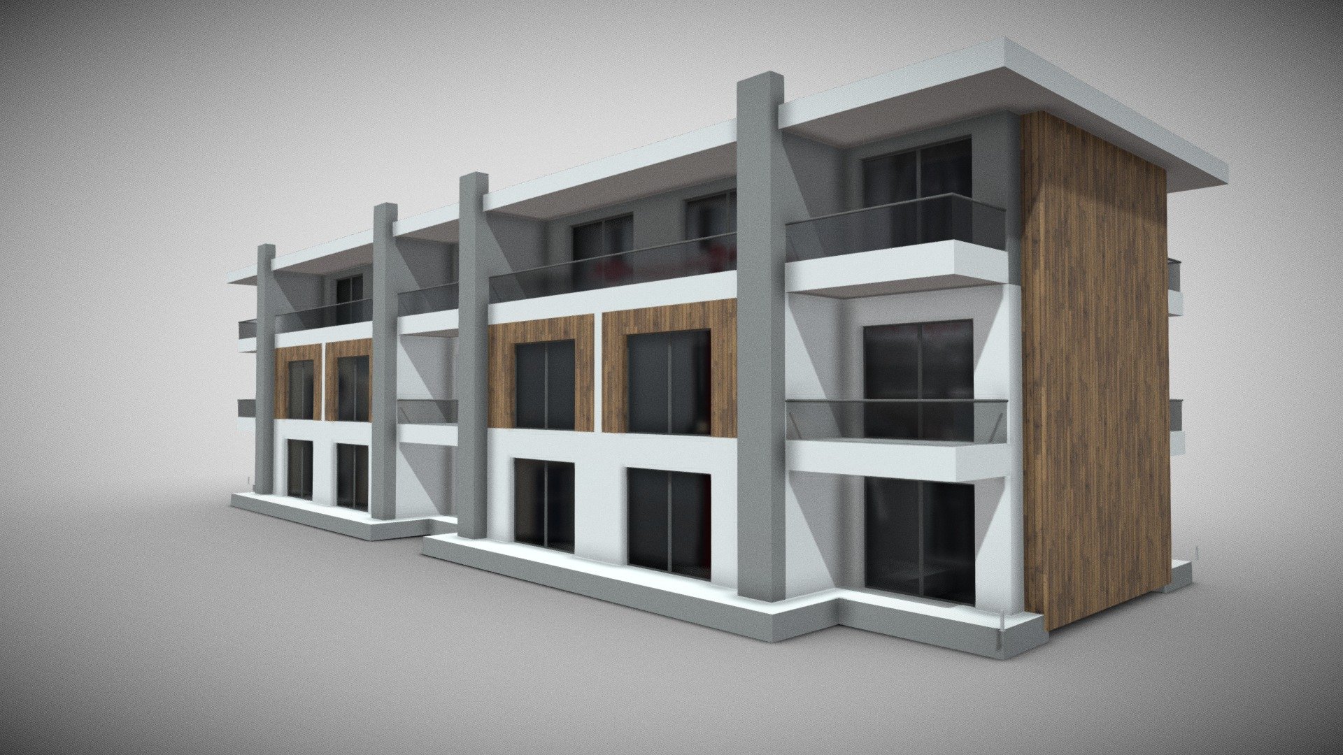 modern building 05 can be an impressive element for your projects. realistic appearance and material, easy handling, low polygon.