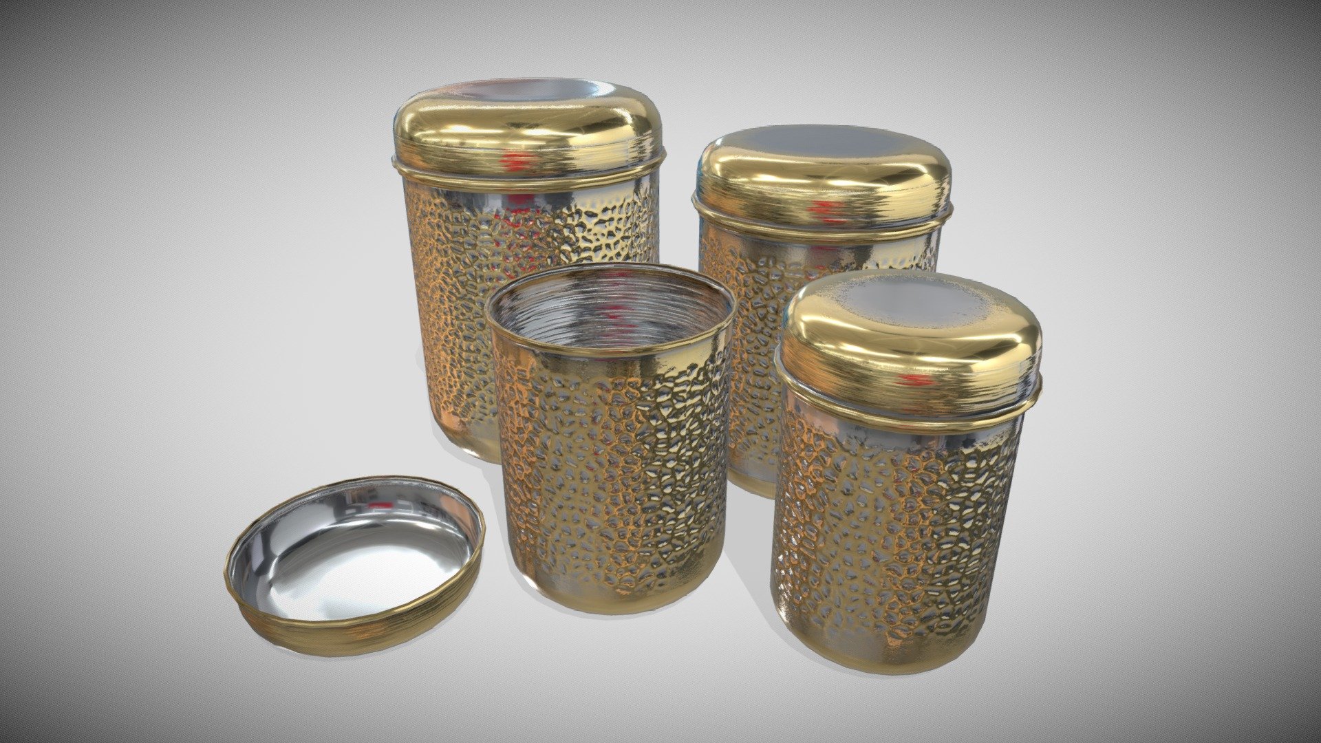 One Material PBR Metalness 4k (png)