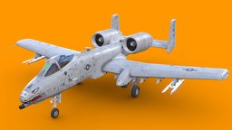 A-10 Thunderbolt II - Free usaf, a-10, a10, fighter-jet, military-aircraft, a10-thunderbolt, a10-warthog