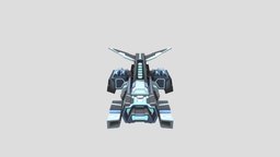 Spaceship Transporter 05 substancepainter, substance, scifi, sci-fi, ship, space, spaceship