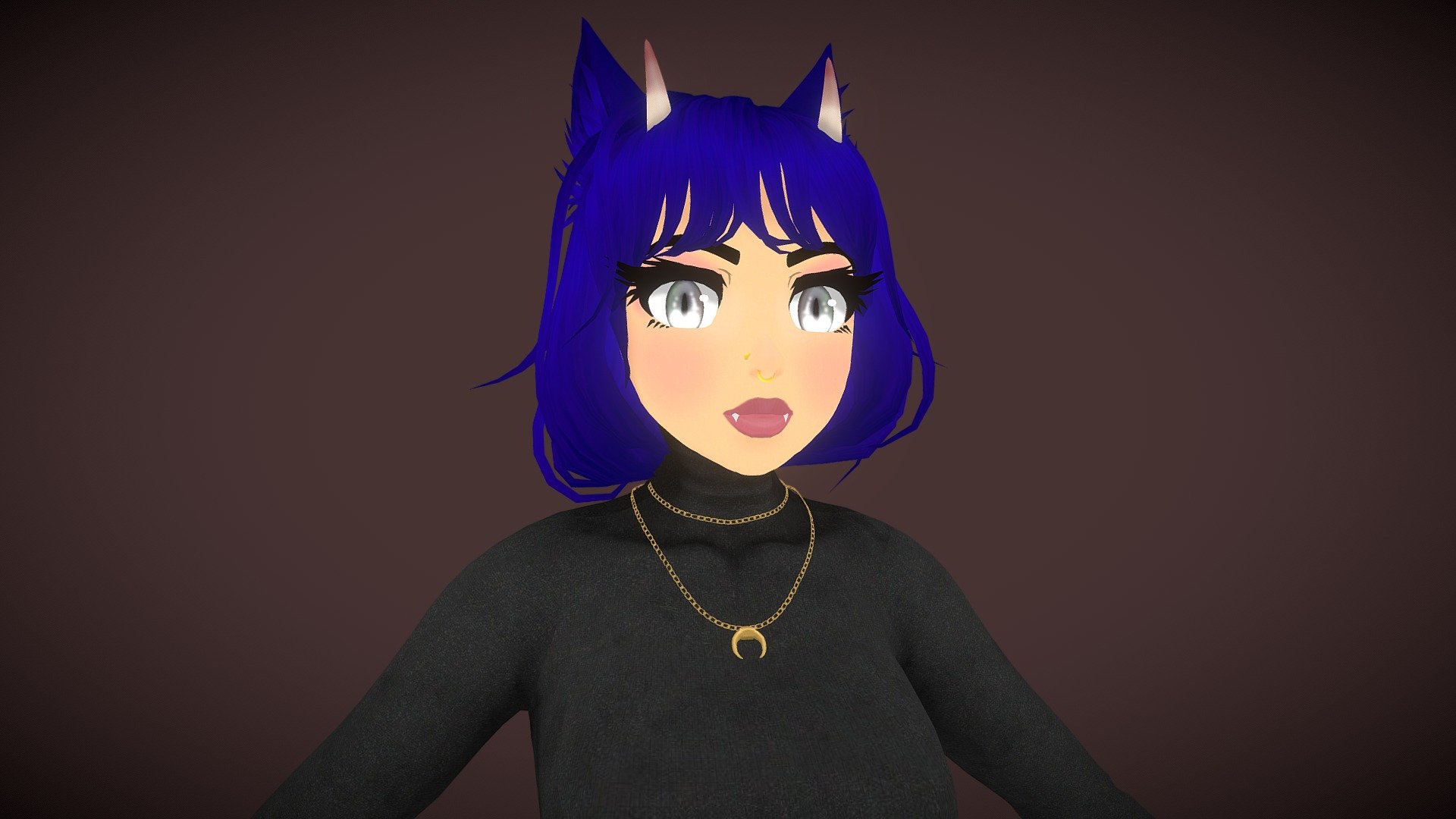 Avatar Created for Trixi Shadowfur for use in VRChat
