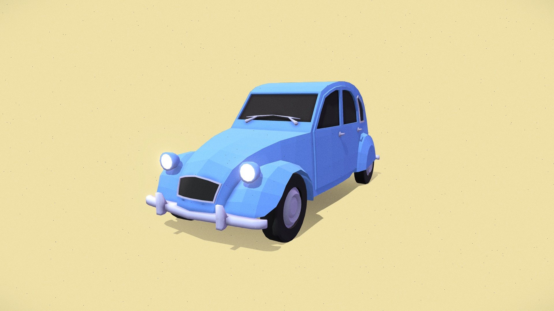 This is a free cartoon Low Poly style car.
* The model supports mobile devices Unity or UE4
In the future I will publish a lot of free models, rate and write a comment to promote my account ;)