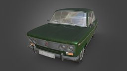 Soviet VAZ-2013 model automobile, soviet, blender3d, car, ussr-car, vaz-2103