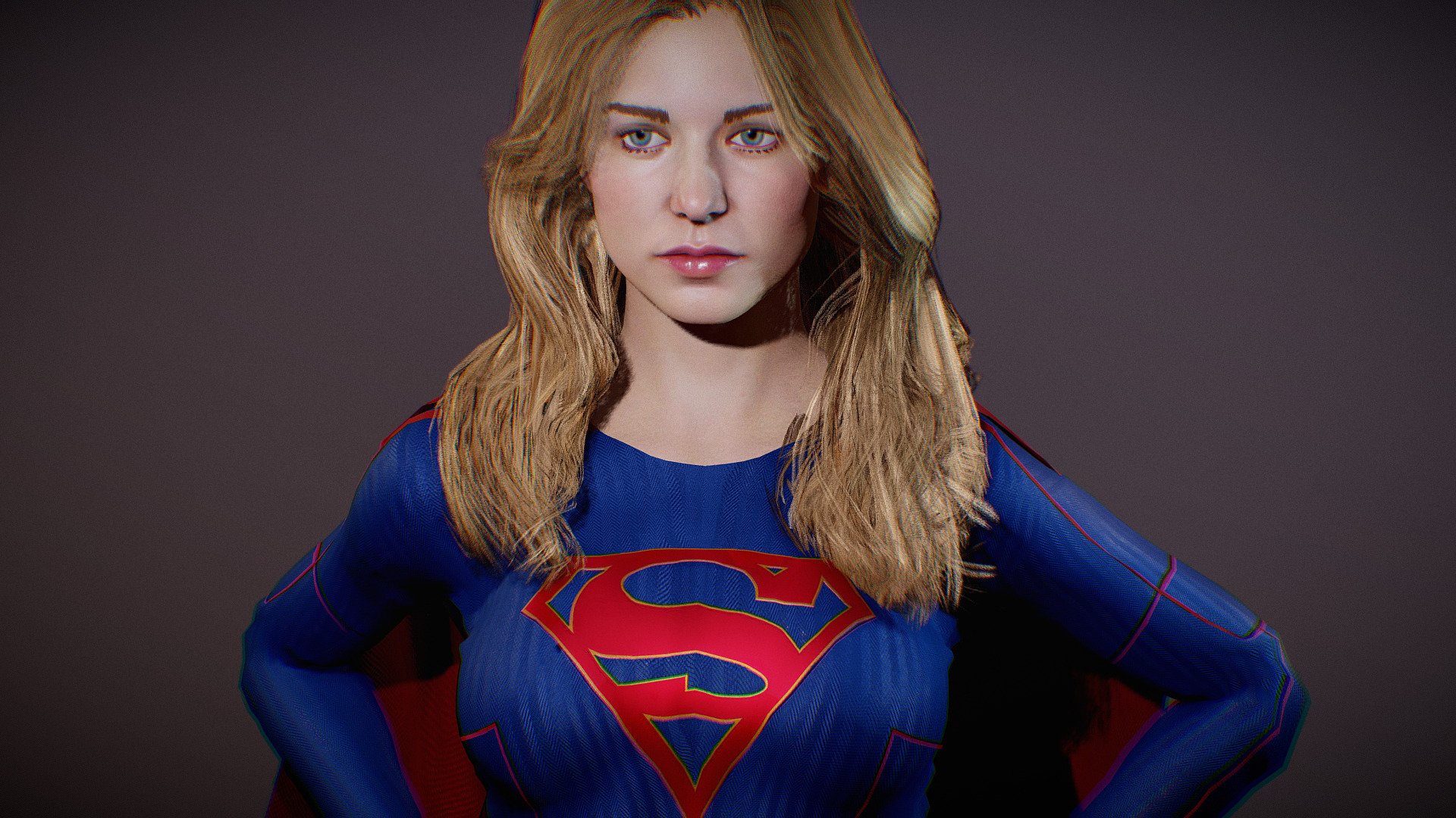 * PLEASE DOWNLOAD THE RAR INSIDE THE ADDITIONAL FILES!!!
Female Super Girl , includes 1 more shapekey for body muscles extremely toned/buffed. Model in Blender file. Fully rigged. SSS subsurface scattering. mixamo bone names for animation. No FBX or OBJ format, only Blend file.