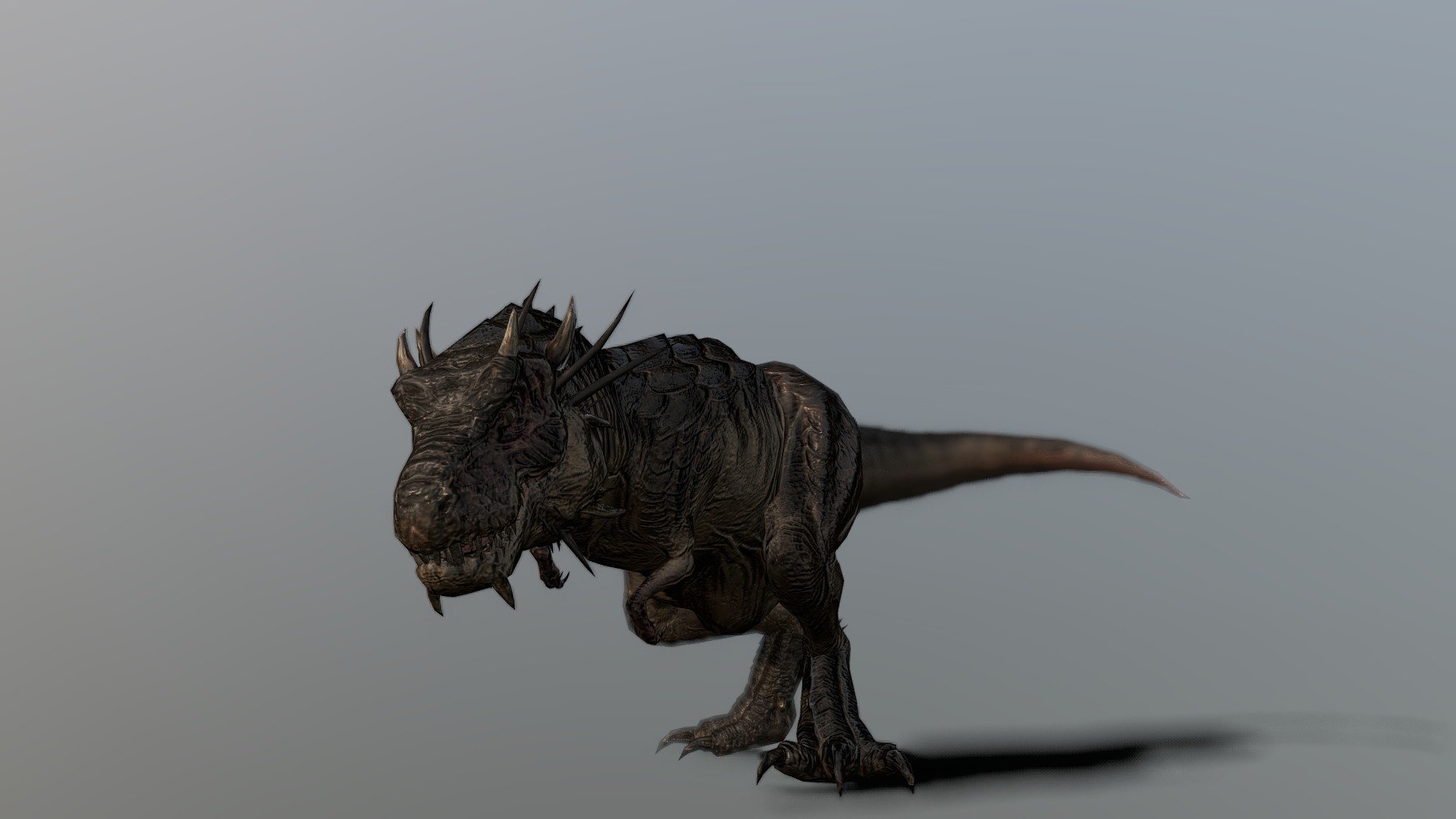This is a upgraded version of a tyrannosaurus rex. This dinosaur is highly maxed leveled and ready to hunt down everything on sight.