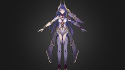 Genshin impact - Raiden Ei (Boss) mmd, 3d, animated, genshinimpact, raidenshogun, raiden-ei