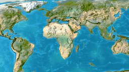 WORLD MAP EARTH 3D HEIGHT world, maps, globe, mapping, earth, historical, culture, ocean, sceince, worldwar, map, heights, height, heightmap, places, seas, 3d, blender, stylized, sea, history