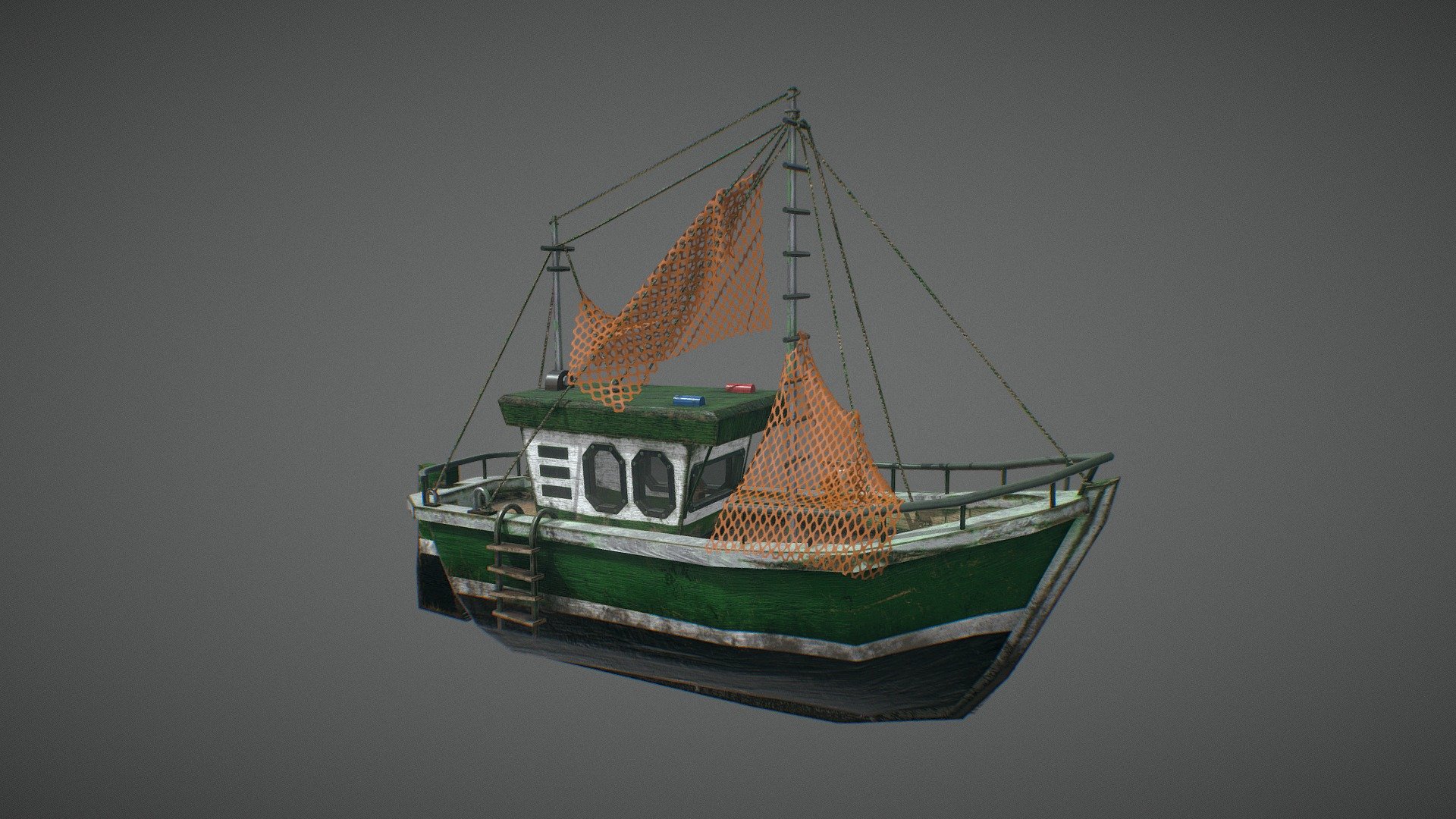 This is based on a boat i could see from the window floating in a portugese beach.
hope you like it.

-OBJ and FBX download available formats.

-4k textures.

-23k polygons.
