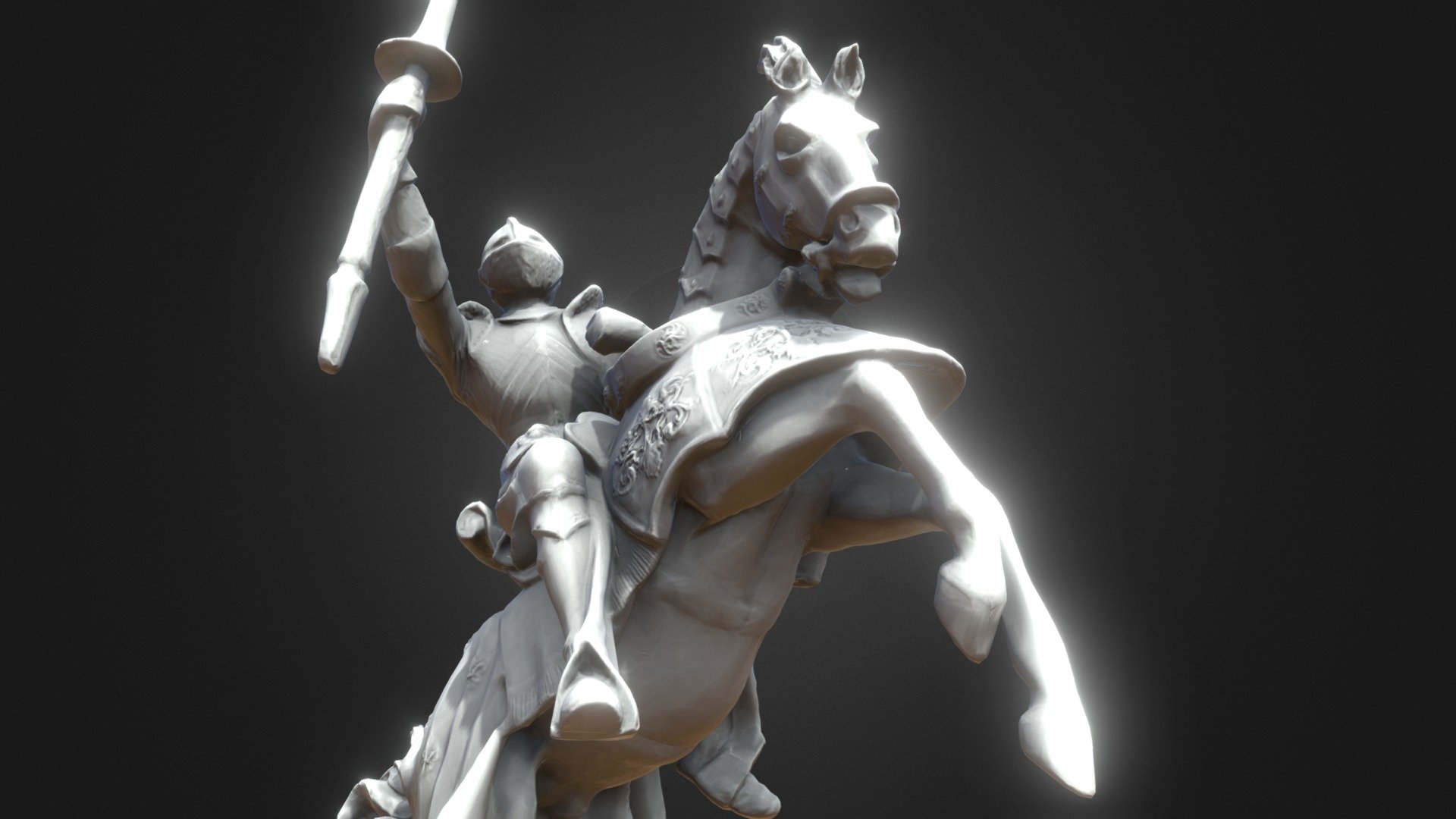 Hi.
We make a set for webtoons with sketchup.

But you can use it anywhere else.

-

This is  Knight Horse Statue

I hope you use it well.

*sketchup version 13