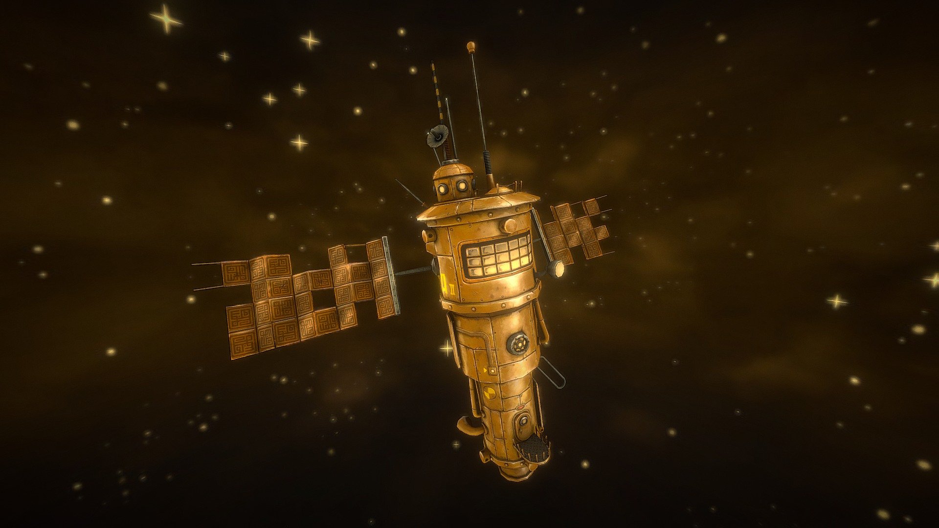 The Intersystem Starship Aрхангел II was launched seven decades ago with the task to observe and chart the borders of the system.
It was the second mission designated to reach the Edge. Half way through the mission its coms suddenly went offline.
Now a derelict of space, it is drifting somewhere near the outer asteroid cloud and is believed to contain an invaluable Data treasure.
Although the crew was declared deceased in action a long time ago, its signal beacon is still on, broadcasting a lonely sound.....

Beep..........Beep..........Beep..........