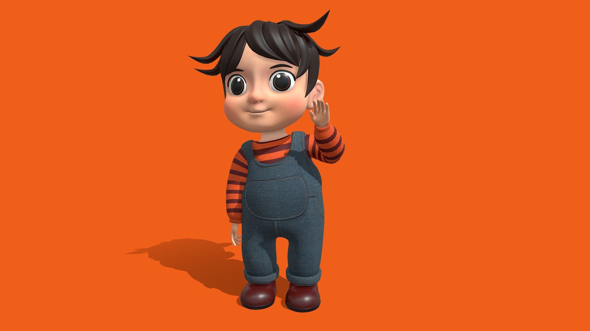 Hugo Cartoon Character Premium Model

Hugo's face is full of character, with large round eyes that sparkle with curiosity and a small, button nose. Hugo is a lovable and endearing character that you can't help but adore. With his cute outfit and charming personality, he's sure to win over the hearts of everyone he meets.

Hugo Made in Blender 3.5

This model contains:





1 Unrigged Model ( Fbx file &amp; Blend file )




1 Mixamo Rigged Model ( Blend file &amp; FBX )




Texture Size 2048x2048


