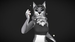 Fem Canine ~ VR and VTuber Avatar avatar, dog, winter, , fox, julia, anthro, vr, stream, canine, furry, twitch, vrchat, patreon, streamer, vtuber, female, wolf, winterpaw, facetracking