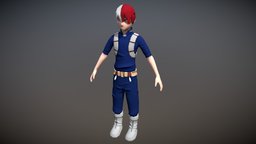 Shoto Todoroki boy, hero, all, my, deku, academia, might, shoto, todoroki, bokunoheroacademia, myheroacademia, izuku, bakugo, kacchan, male, anime, japanese, accurig