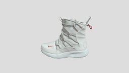 Nike Tanjun High Rise 白 女款_AO0355-005 high, rise, nike, bai, tanjun