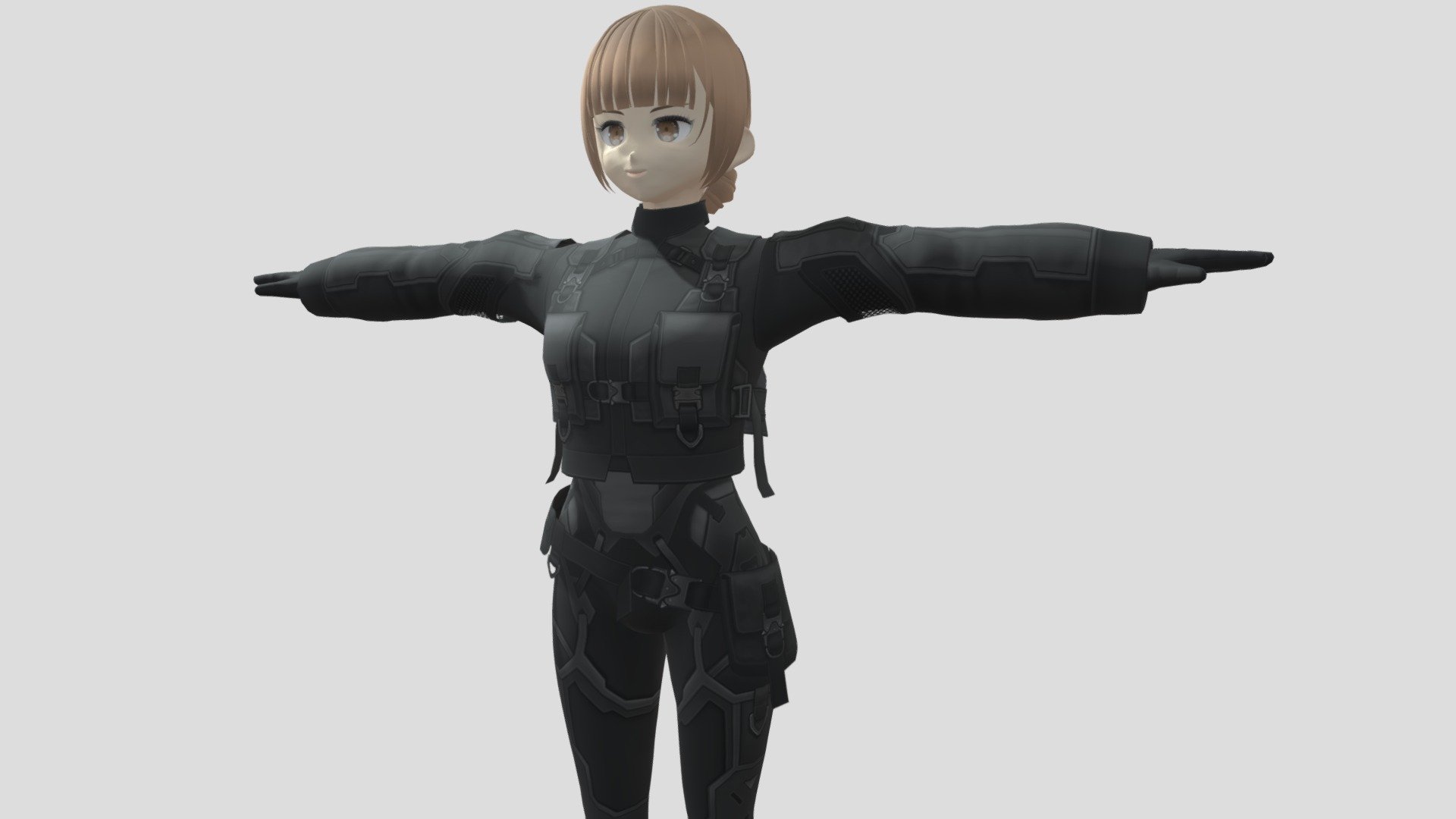 
Model preview



This character model belongs to Japanese anime style, all models has been converted into fbx file using blender, users can add their favorite animations on mixamo website, then apply to unity versions above 2019



Character : Armor Female

Verts:24119

Tris:35790

Sixteen textures for the character



This package contains VRM files, which can make the character module more refined, please refer to the manual for details



▶Commercial use allowed

▶Forbid secondary sales



Welcome add my website to credit :

Sketchfab

VRoidHub
