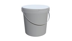 Paint bucket 01 bucket, storage, paint, packaging, lid, closed, art, decoration, container, plastic