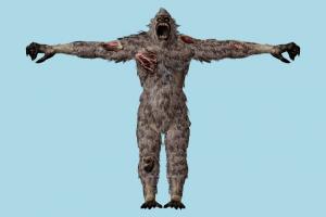 Eliminator Resident-Evil, RE, resident, evil, monster, animal-character, xna, characters, rigged