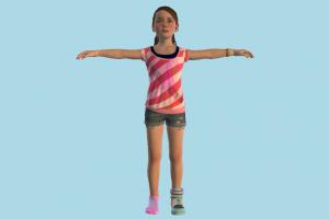 Young Girl Detroit, Become-Human, girl, child, kid, young, cute, little, female, woman, people, human, character