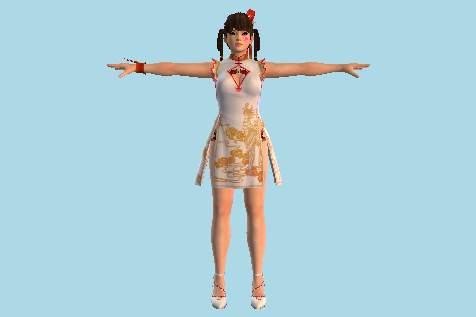 Tsukushi Hentai Girl 3d model