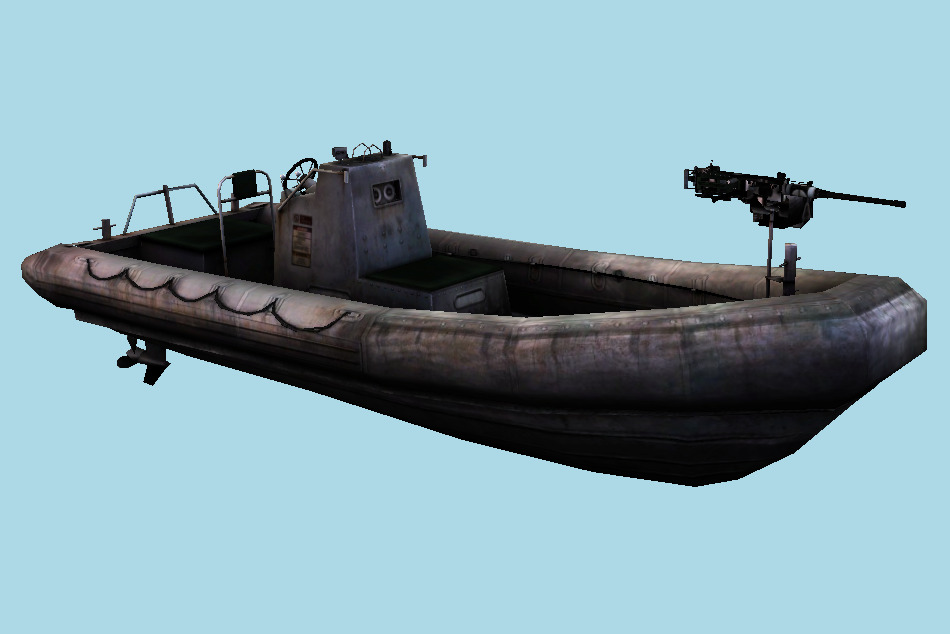 Patrol Boat 3d model