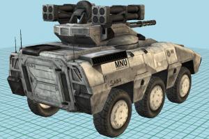 Military Tank APC Tank-4