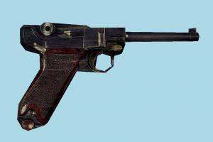 Gun pistol, handgun, weapon, gun, firearm, arm