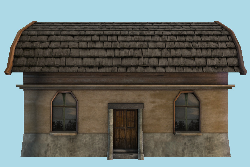 Old Cottage 3d model