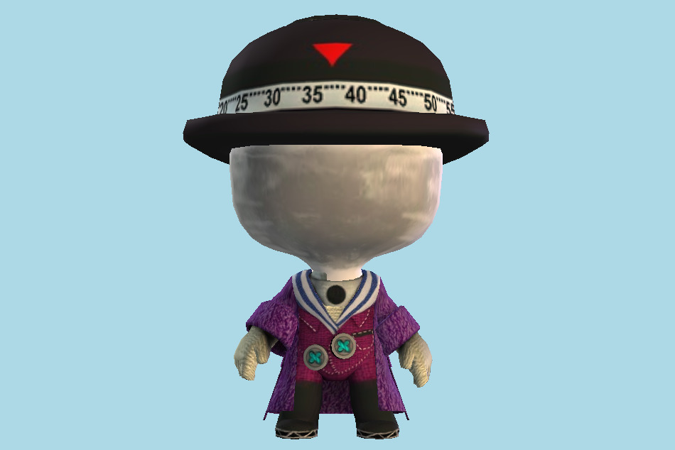 LittleBigPlanet 3 Newton 3d model